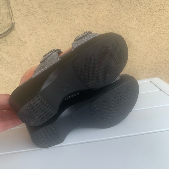 Dansko grey blue iridescent leather slip on clog size 5.5-6 (European 36) - Picture 10 of 14